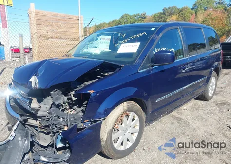 2014 Chrysler Town & Country Touring из США, поврежденный, VIN 2C4RC1BG1ER224566